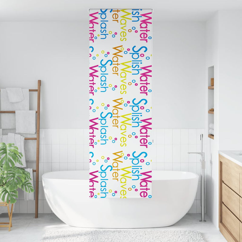 Load image into Gallery viewer, Vidaxl doucherolgordijn 60x240 cm stofbreedte 56 cm
