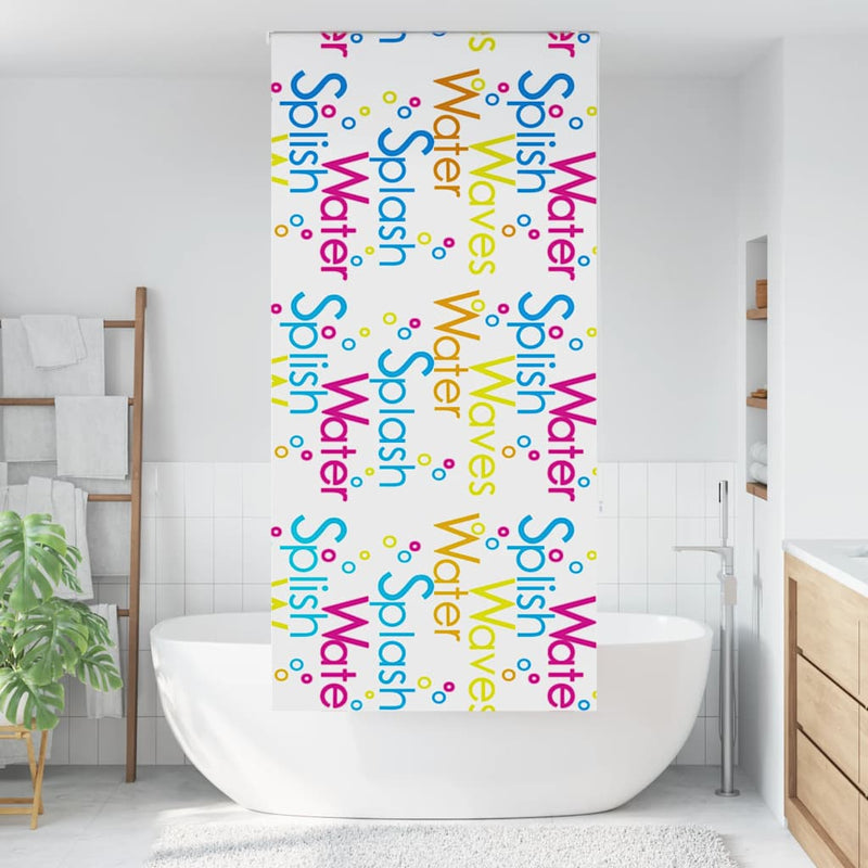 Load image into Gallery viewer, Vidaxl doucherolgordijn 100x240 cm stofbreedte 96 cm
