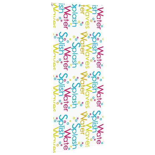 Vidaxl doucherolgordijn 110x240 cm stofbreedte 106 cm