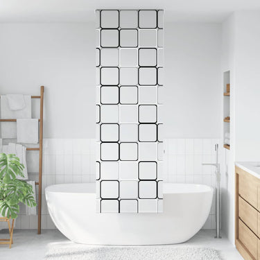 Vidaxl doucherolgordijn 60x240 cm stofbreedte 56 cm