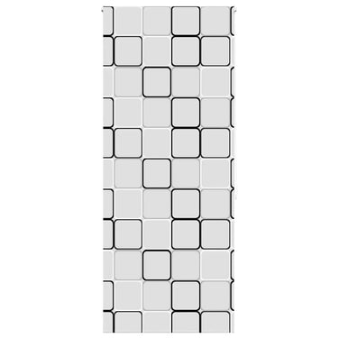 Vidaxl doucherolgordijn 90x240 cm stofbreedte 86 cm