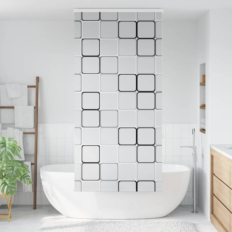 Load image into Gallery viewer, Vidaxl doucherolgordijn met cassette 110x240 cm stofbreedte 106 cm
