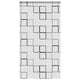 Vidaxl doucherolgordijn met cassette 140x240 cm stofbreedte 136 cm