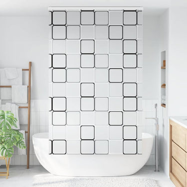 Vidaxl doucherolgordijn met cassette 140x240 cm stofbreedte 136 cm