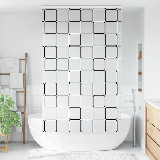Vidaxl doucherolgordijn met cassette 140x240 cm stofbreedte 136 cm