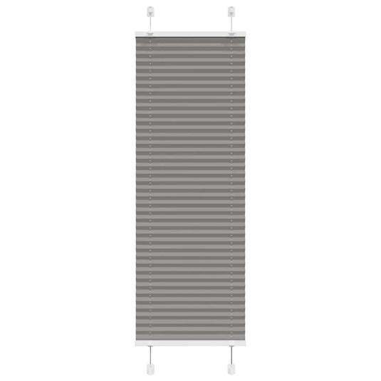 Vidaxl plissé rolgordijn 40x100 cm stofbreedte 39,4 cm antraciet
