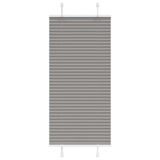 Vidaxl plissé rolgordijn 55x100 cm stofbreedte 54,4 cm antraciet