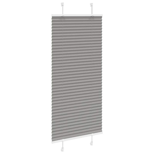 Vidaxl plissé rolgordijn 55x100 cm stofbreedte 54,4 cm antraciet