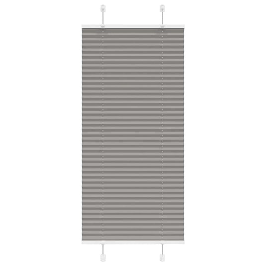 Vidaxl plissé rolgordijn 60x100 cm stofbreedte 59,4 cm antraciet