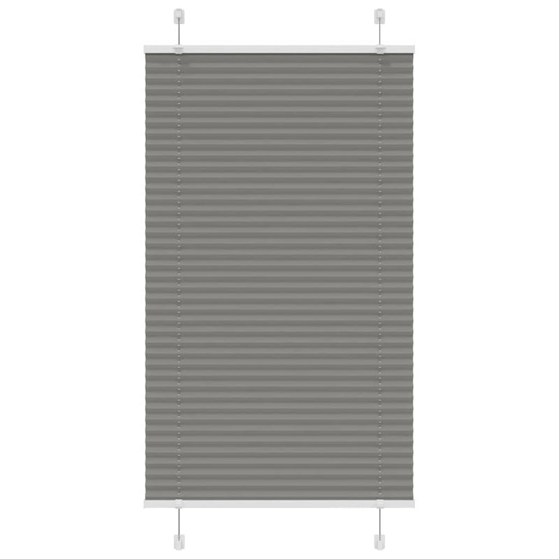 Load image into Gallery viewer, Vidaxl plissé rolgordijn 80x100 cm stofbreedte 79,4 cm antraciet
