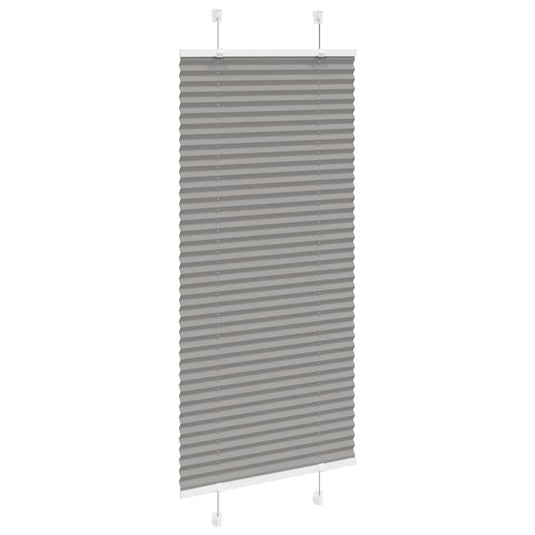 Vidaxl plissé rolgordijn 55x150 cm stofbreedte 54,4 cm antraciet