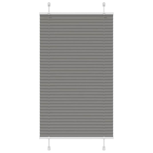Vidaxl plissé rolgordijn 70x150 cm stofbreedte 69,4 cm antraciet