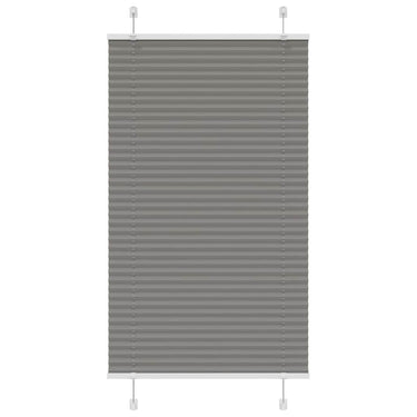 Vidaxl plissé rolgordijn 80x150 cm stofbreedte 79,4 cm antraciet