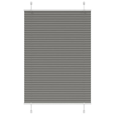 Vidaxl plissé rolgordijn 90x150 cm stofbreedte 89,4 cm antraciet