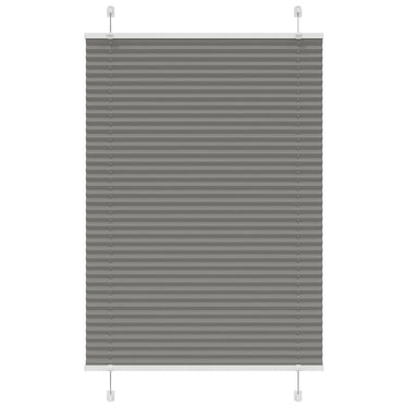 Vidaxl plissé rolgordijn 95x150 cm stofbreedte 94,4 cm antraciet