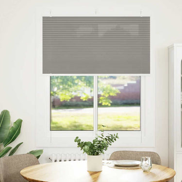 Vidaxl plissé rolgordijn 105x150 cm stofbreedte 104,4 cm antraciet