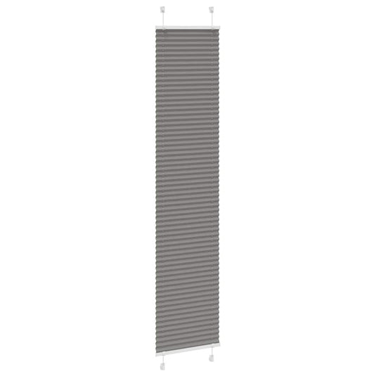 Vidaxl plissé rolgordijn 40x200 cm stofbreedte 39,4 cm antraciet