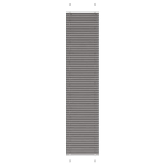 Vidaxl plissé rolgordijn 45x200 cm stofbreedte 44,4 cm antraciet