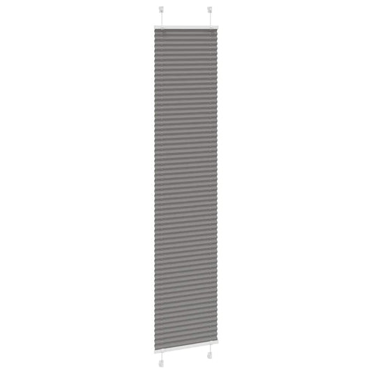 Vidaxl plissé rolgordijn 45x200 cm stofbreedte 44,4 cm antraciet