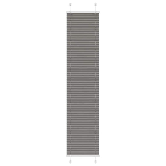 Vidaxl plissé rolgordijn 50x200 cm stofbreedte 49,4 cm antraciet