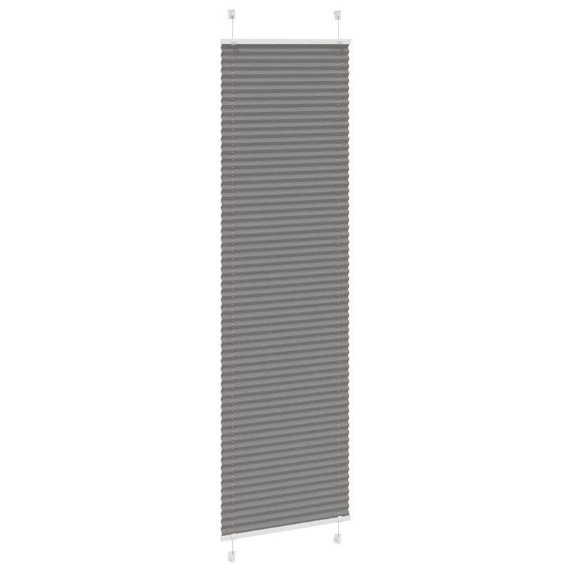 Load image into Gallery viewer, Vidaxl plissé rolgordijn 60x200 cm stofbreedte 59,4 cm antraciet
