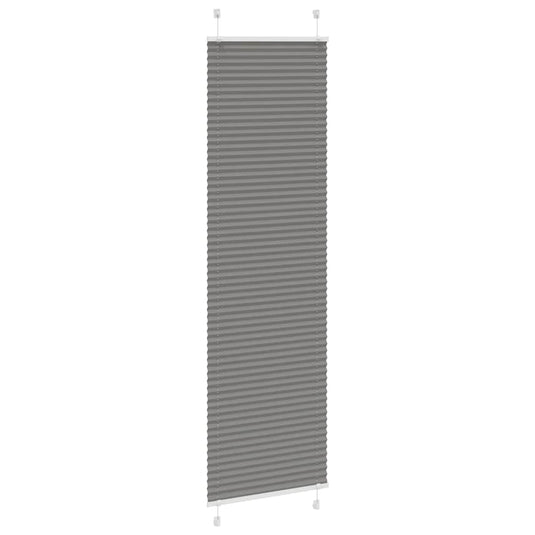 Vidaxl plissé rolgordijn 65x200 cm stofbreedte 64,4 cm antraciet