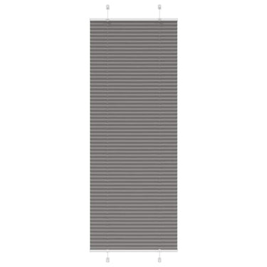 Vidaxl plissé rolgordijn 70x200 cm stofbreedte 69,4 cm antraciet