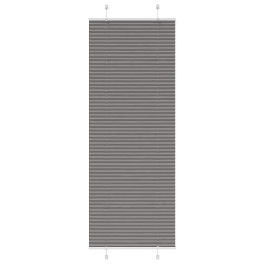 Vidaxl plissé rolgordijn 70x200 cm stofbreedte 69,4 cm antraciet