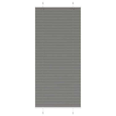 Vidaxl plissé rolgordijn 90x200 cm stofbreedte 89,4 cm antraciet