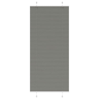 Vidaxl plissé rolgordijn 95x200 cm stofbreedte 94,4 cm antraciet
