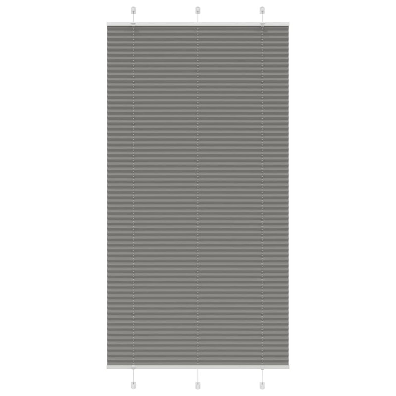 Load image into Gallery viewer, Vidaxl plissé rolgordijn 105x200 cm stofbreedte 104,4 cm antraciet
