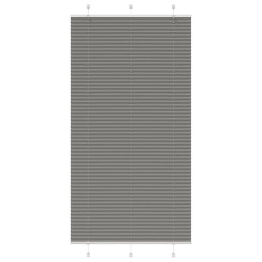 Vidaxl plissé rolgordijn 110x200 cm stofbreedte 109,4 cm antraciet