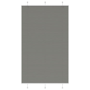Vidaxl plissé rolgordijn 120x200 cm stofbreedte 119,4 cm antraciet