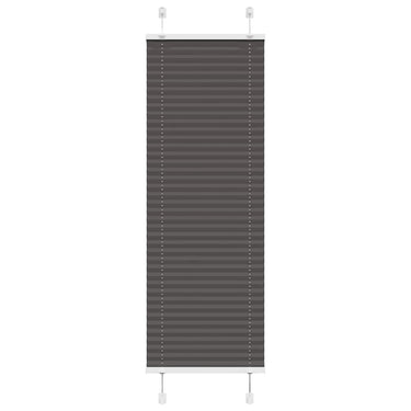 Vidaxl plissé rolgordijn 40x100 cm stofbreedte 39,4 cm polyester zwart