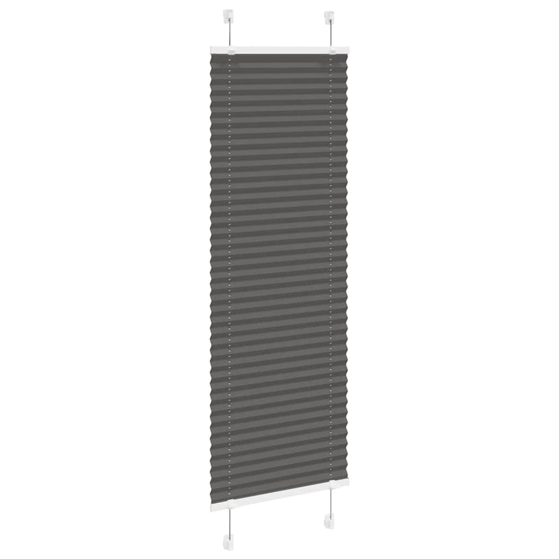 Load image into Gallery viewer, Vidaxl plissé rolgordijn 40x100 cm stofbreedte 39,4 cm polyester zwart

