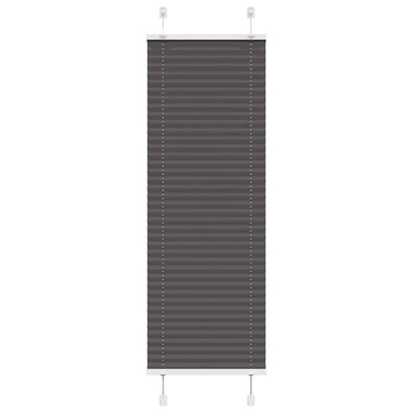 Vidaxl plissé rolgordijn 45x100 cm stofbreedte 44,4 cm polyester zwart