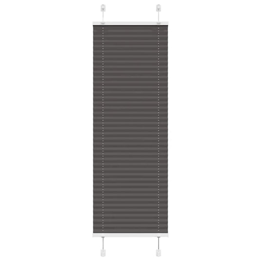 Vidaxl plissé rolgordijn 40x150 cm stofbreedte 39,4 cm polyester zwart