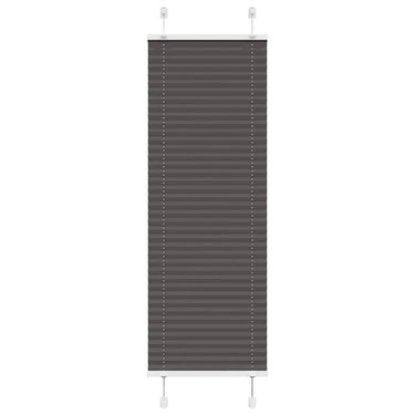 Vidaxl plissé rolgordijn 45x150 cm stofbreedte 44,4 cm polyester zwart