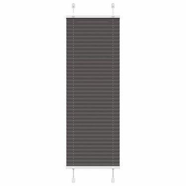 Vidaxl plissé rolgordijn 50x150 cm stofbreedte 49,4 cm polyester zwart