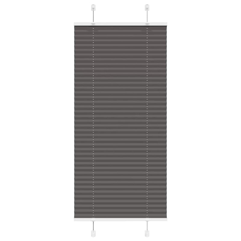 Load image into Gallery viewer, Vidaxl plissé rolgordijn 60x150 cm stofbreedte 59,4 cm polyester zwart
