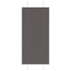Vidaxl plissé rolgordijn 60x150 cm stofbreedte 59,4 cm polyester zwart