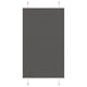 Vidaxl plissé rolgordijn 80x150 cm stofbreedte 79,4 cm polyester zwart