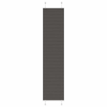 Vidaxl plissé rolgordijn 50x200 cm stofbreedte 49,4 cm polyester zwart