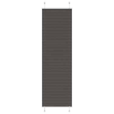 Vidaxl plissé rolgordijn 60x200 cm stofbreedte 59,4 cm polyester zwart
