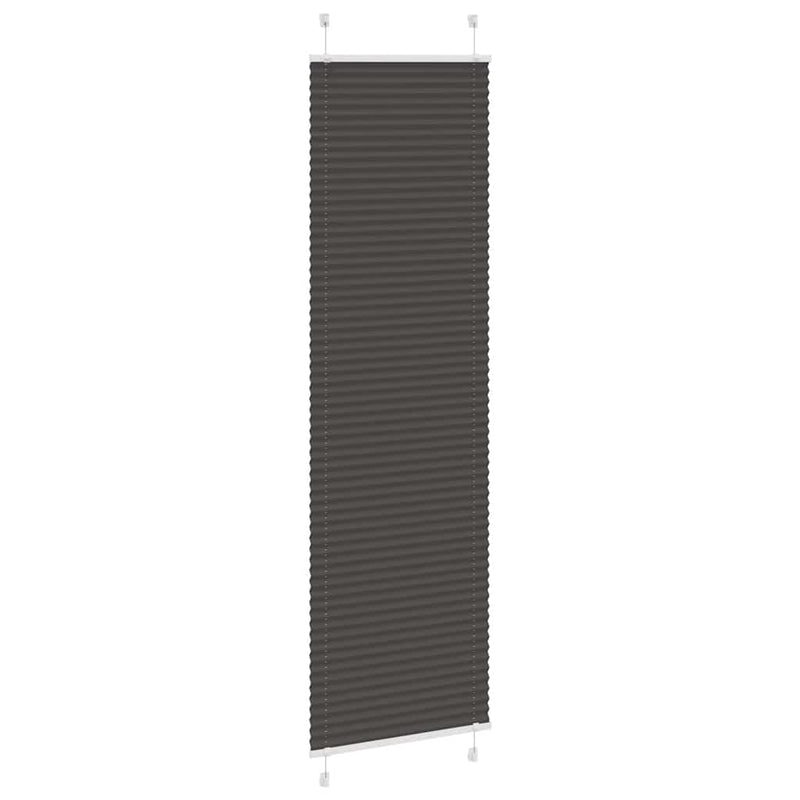 Load image into Gallery viewer, Vidaxl plissé rolgordijn 60x200 cm stofbreedte 59,4 cm polyester zwart

