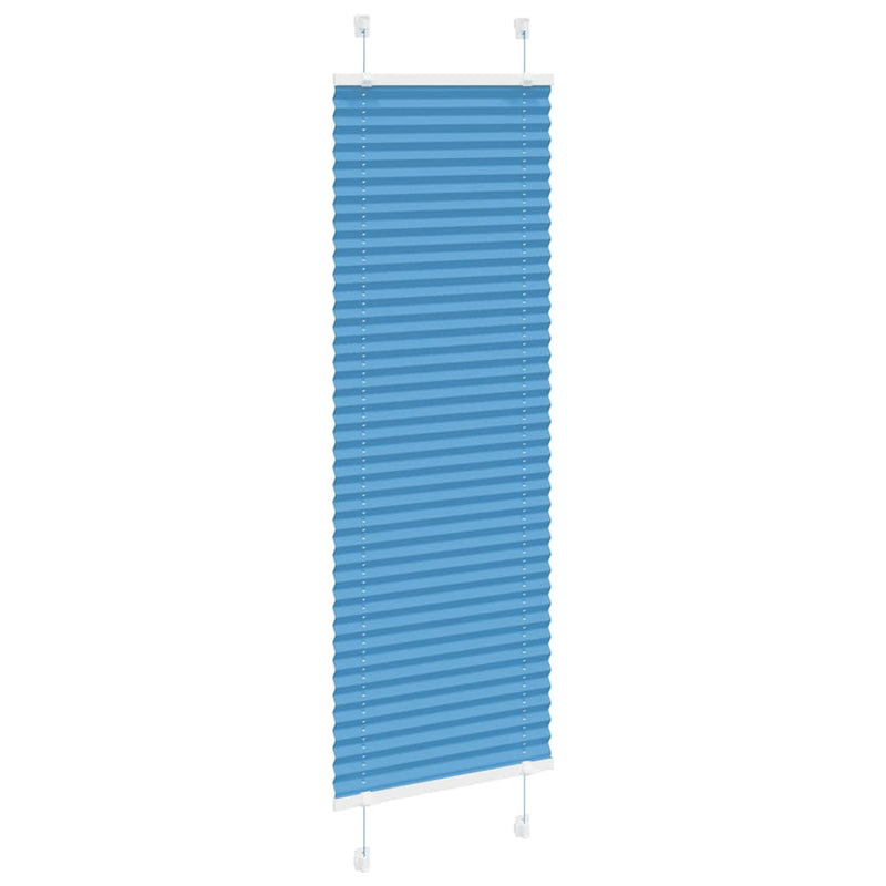Load image into Gallery viewer, Vidaxl plissé rolgordijn 40x100 cm stofbreedte 39,4 cm polyester blauw

