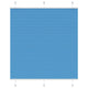 Vidaxl plissé rolgordijn 115x100cm stofbreedte 114,4cm polyester blauw