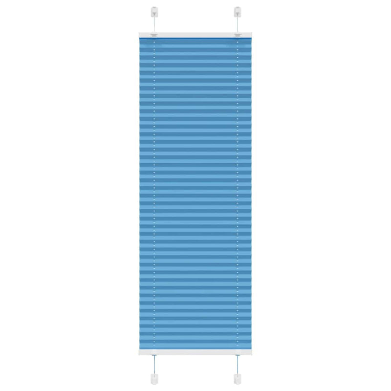 Load image into Gallery viewer, Vidaxl plissé rolgordijn 40x150 cm stofbreedte 39,4 cm polyester blauw
