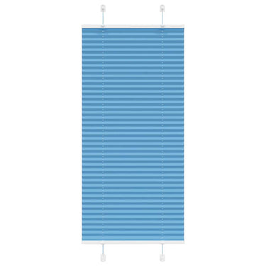 Vidaxl plissé rolgordijn 55x150 cm stofbreedte 54,4 cm polyester blauw