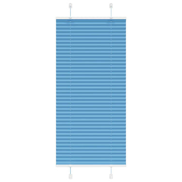 Vidaxl plissé rolgordijn 60x150 cm stofbreedte 59,4 cm polyester blauw